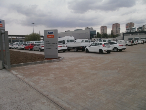 TAN OTO Servis Binası Çevre Düzenleme İşleri